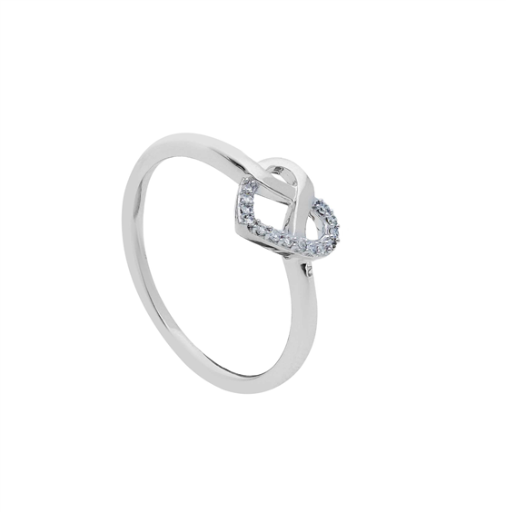 Anello Babila Milano Donna in Oro bianco Diamante 0.04 Ct 290298BB - 290298BB